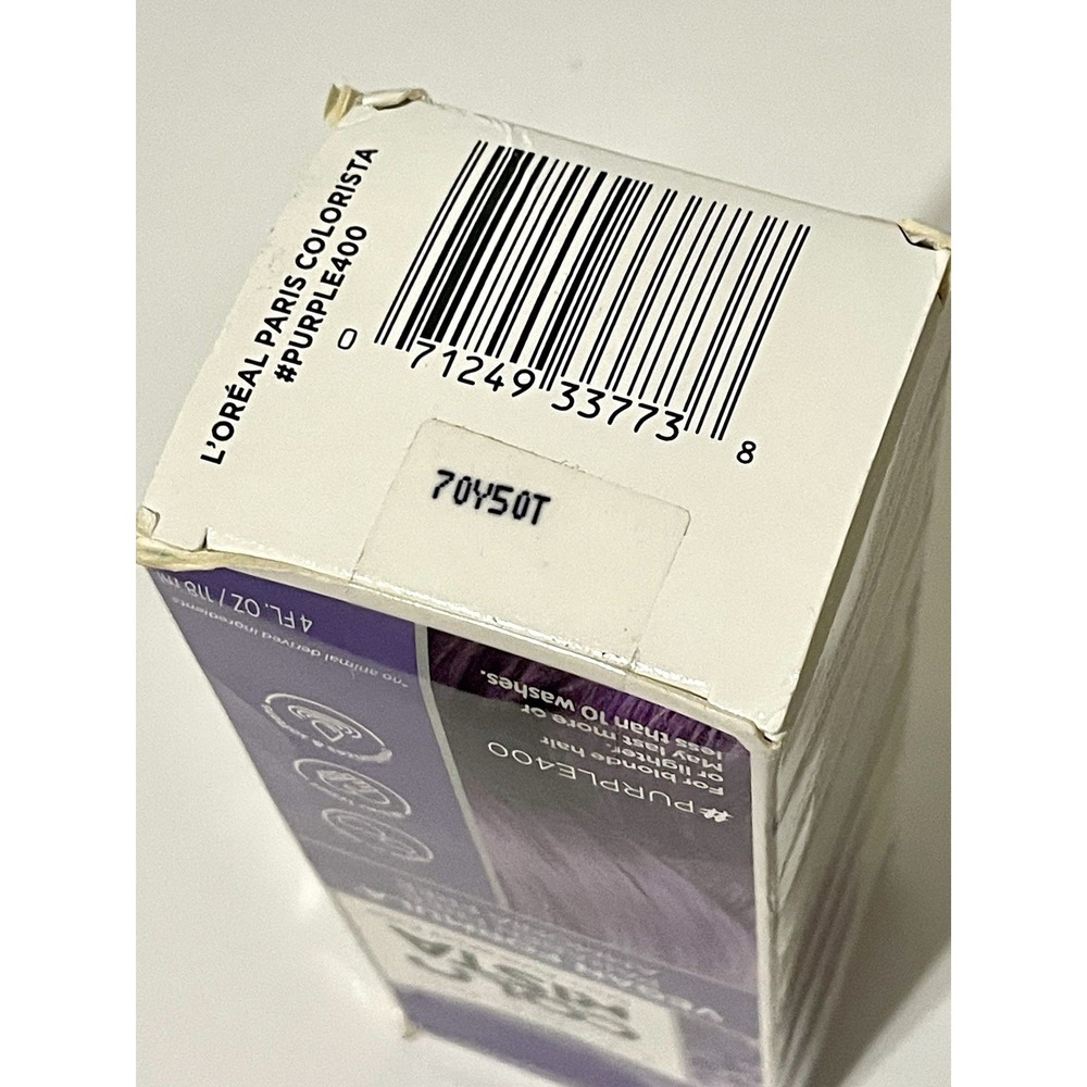 L'oreal Paris Colorista Semi-permanent Hair Color Dye Purple - Picture 5 of 5